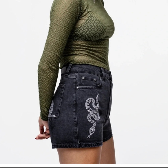 Disturbia Eden High Waist Shorts - Picture 2 of 5